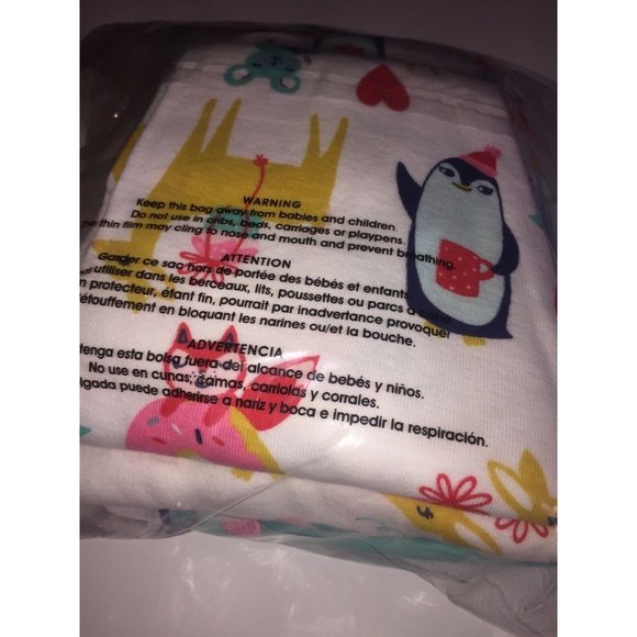 Girls Size 4 Carter's 4-Piece Penguin Snug Fit Pajamas Retail $44.00 - Picture 6 of 6